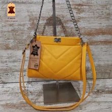 Cargar imagen en el visor de la galería, Bandolera-Crossbody Acolchado de Piel Genuina
