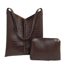 Cargar imagen en el visor de la galería, Bolso Tote / Shopper Hanna - Chocolate - mld3solutions
