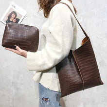 Cargar imagen en el visor de la galería, Bolso Tote / Shopper Hanna - Chocolate - mld3solutions
